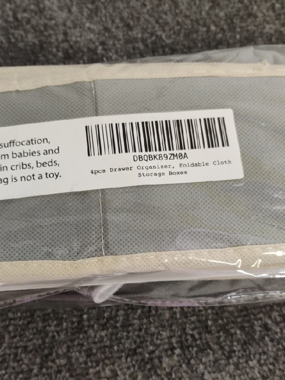 Gray Drawer Organizer NIB